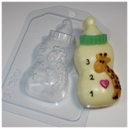 Бутылочка с жирафом, пластиковая форма